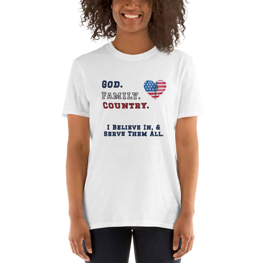 God Family Country Short-Sleeve Unisex T-Shirt | DavidPasqualone.com ...