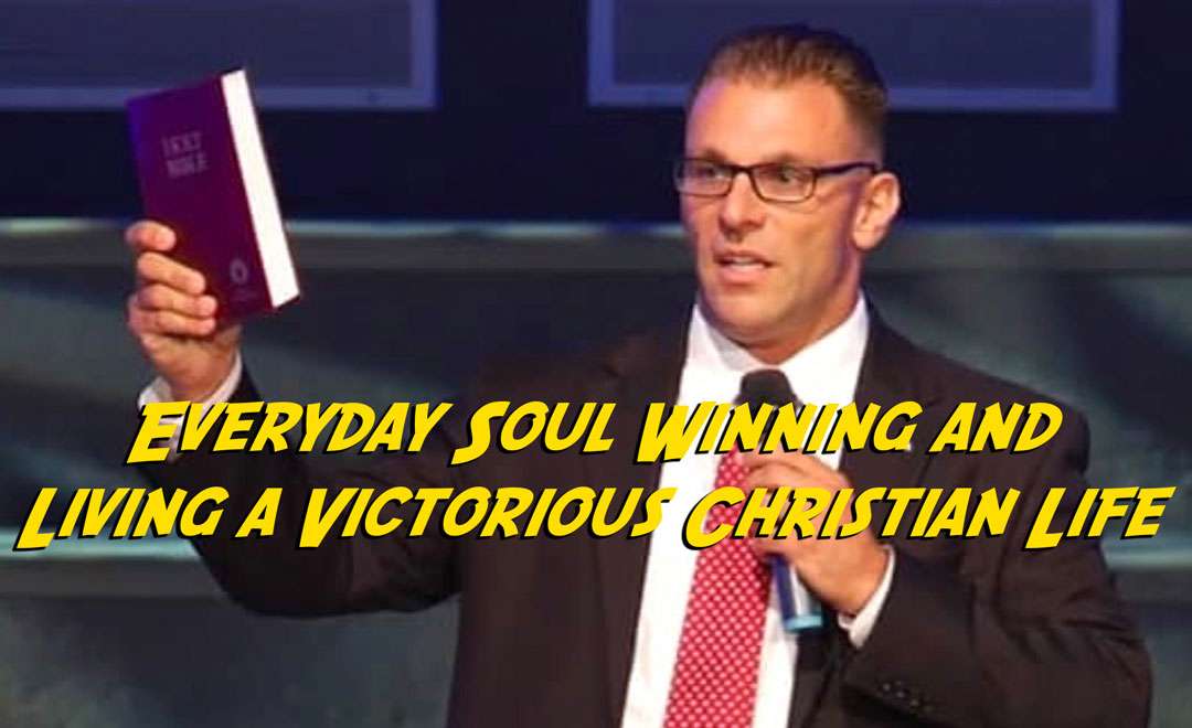 David Pasqualone teaching on how to live the victorious Christian life and share the gospel.