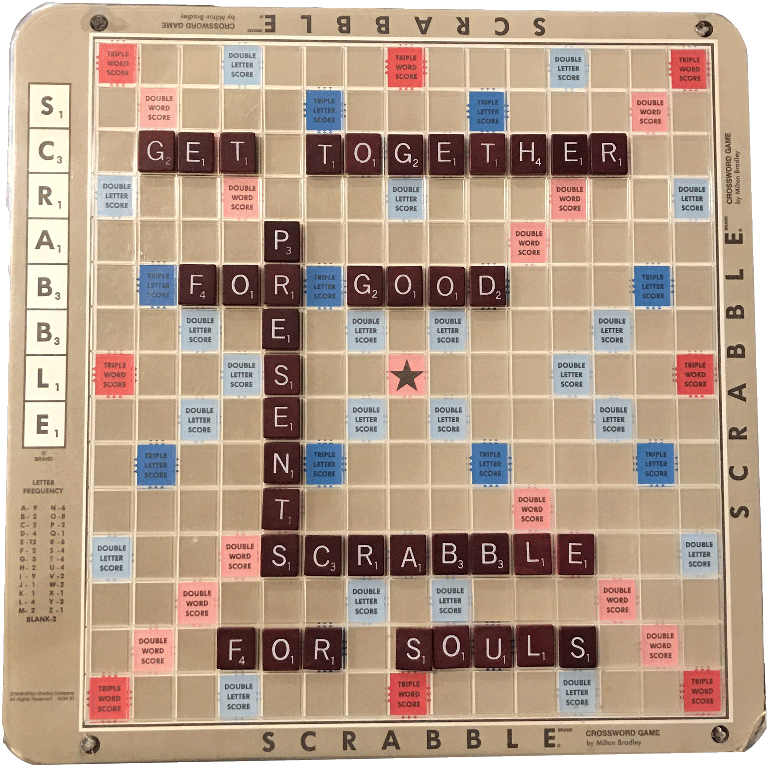 Get Together For Good Charity Fundraisers Scrabble for Souls 