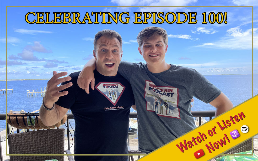 Celebrating Episode 100! Intern Casey Interviews David about the Podcast, His Story, & Life Lessons We Can all Grow From
