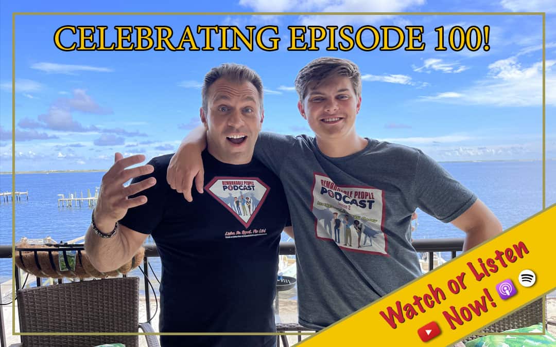 Celebrating Episode 100! Intern Casey Interviews David about the Podcast, His Story, & Life Lessons We Can all Grow From