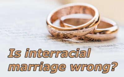 What does the bible say about interracial marriage?