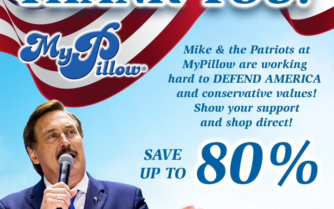 Free MyPIllow coupon code REMARKABLE for up to 80 percent off your entire order and free shipping Thank You from Mike Lindell MyPIllow CEO