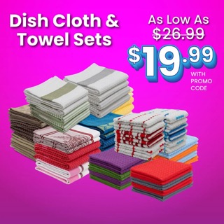 MyPillow Dish Cloths Towel Sets Promotion