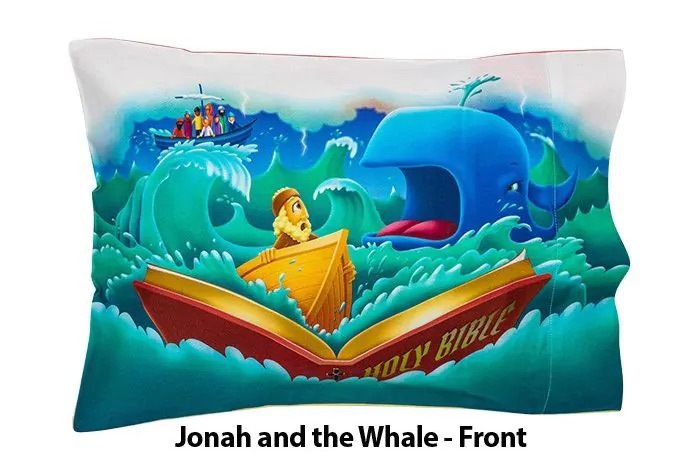 Jonah MyPillow 2-Pack Children’s Bible Story Pillowcases + Go Anywhere MyPillow A Special Gift for Kids