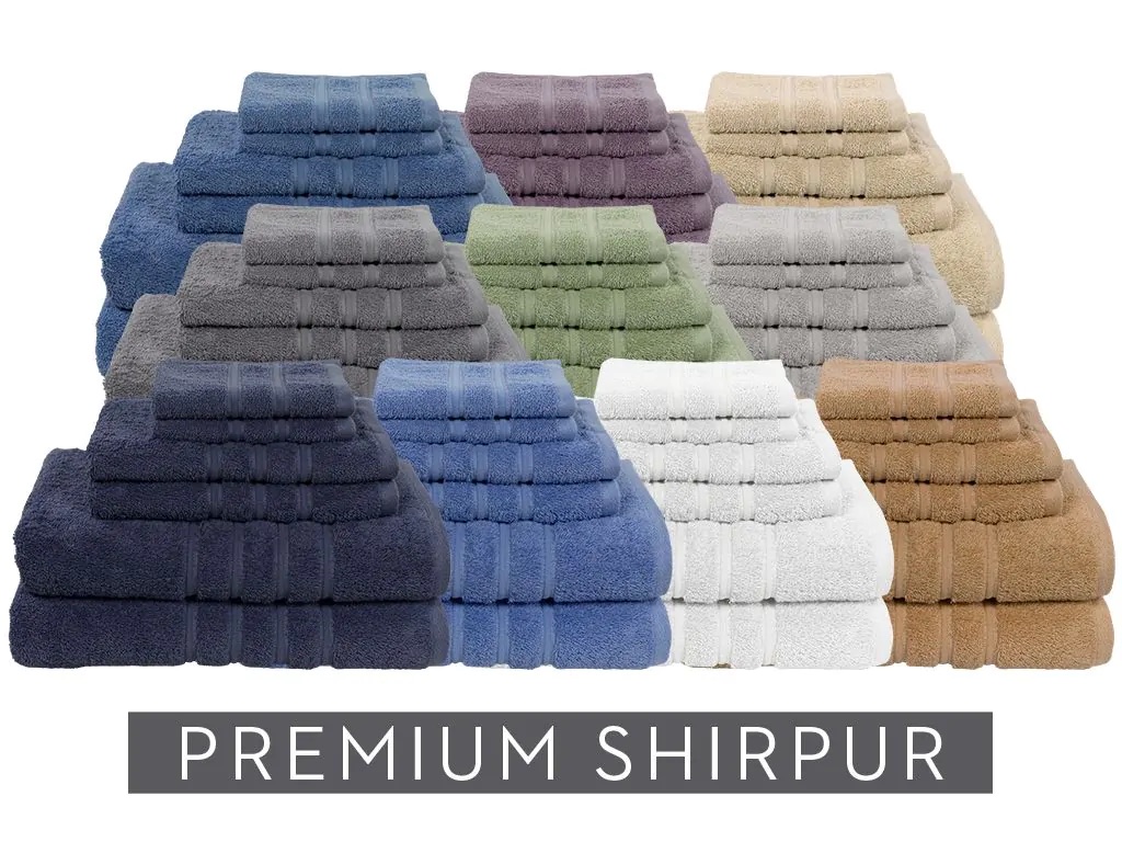 MyPillow Designer MyTowels™ 6-Piece Set Premium Shirpur Cotton: Luxury and Absorbency Like No Other