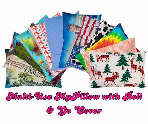 MyPillow Pillow Reviews Multi-Use MyPillow with Roll & Go Cove