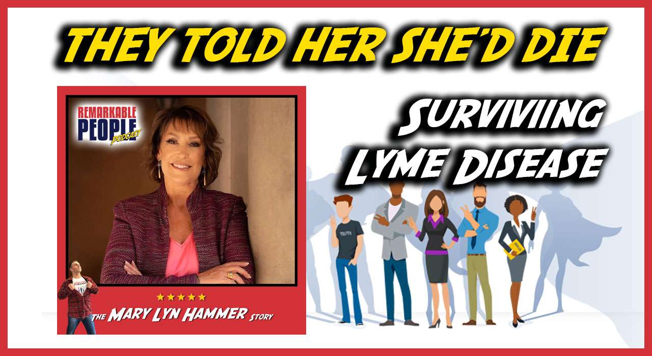 Mary Lyn Hammer, author of Over My Dead Body, during an interview with David Pasqualone on The Remarkable People Podcast.