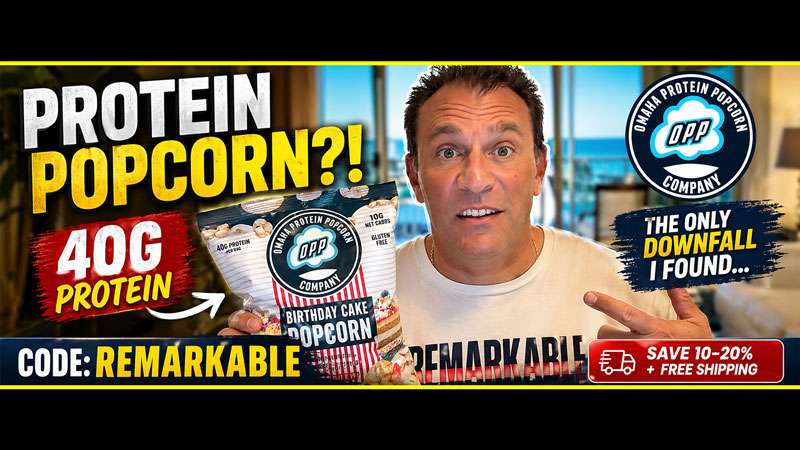 Omaha Protein Popcorn Review 2026: 40g Protein & Code REMARKABLE